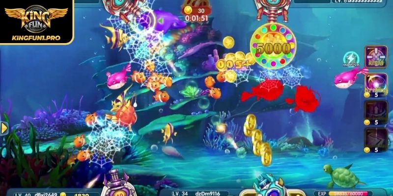 Tam Tiên Bắn Cá hấp dẫn