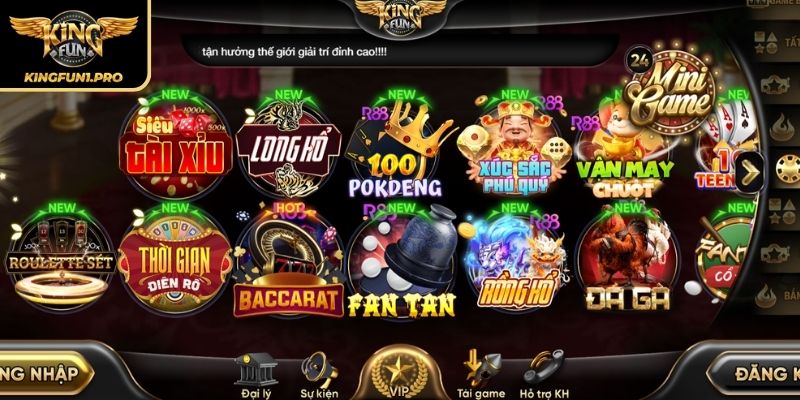 Những lưu ý quan trọng khi đăng nhập KINGFUN