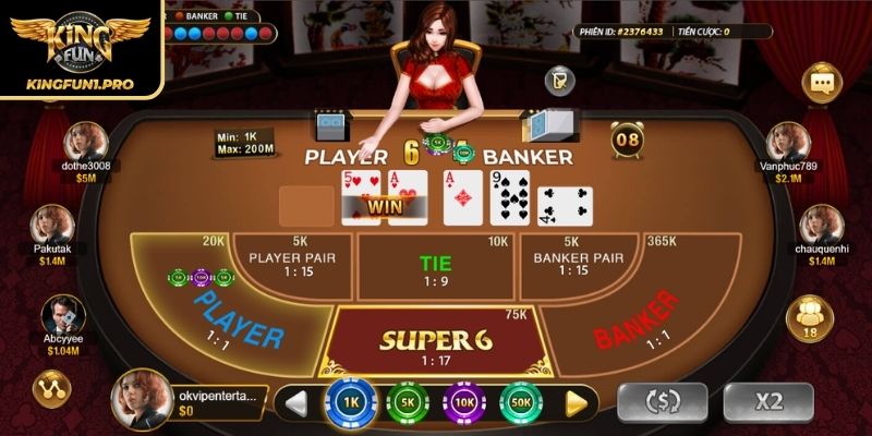 Game bài Baccarat cực độc đáo
