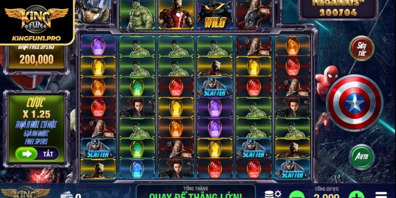 Siêu phẩm nổ hũ Avengers